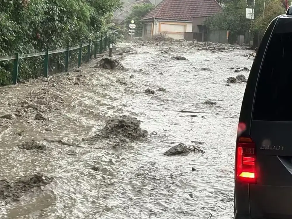 Aşırı Yağış Yine Viyana Kuzeyini Vurdu: Yollar Sular Altında Aşırı Yağış Yine Viyana Kuzeyini Vurdu: Yollar Sular Altında