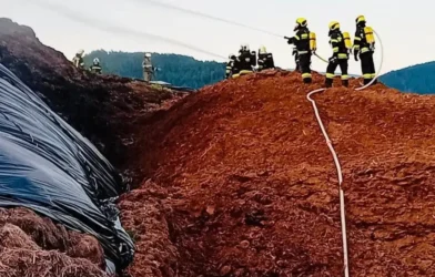 Avusturya’da Biyogaz Tesisinde Yangın: 150 İtfaiyeci Müdahale Etti