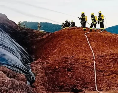 Avusturya’da Biyogaz Tesisinde Yangın: 150 İtfaiyeci Müdahale Etti