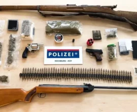 Avusturya’da Ev Baskını: Marihuana, Kokain, Silahlar ve Patlayıcılar Bulundu