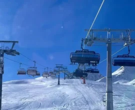 Avusturya’da Kayak Sezonu Sert Soğukla Açıldı: Dağlarda Eksi 22 Derece