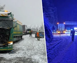 B177 ve Arlbergpass’ta Kriz: Kar Yağışı Ulaşımı Felç Etti