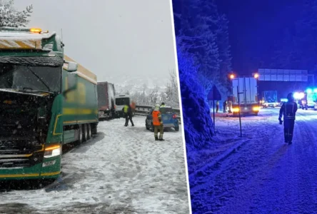 B177 ve Arlbergpass’ta Kriz: Kar Yağışı Ulaşımı Felç Etti