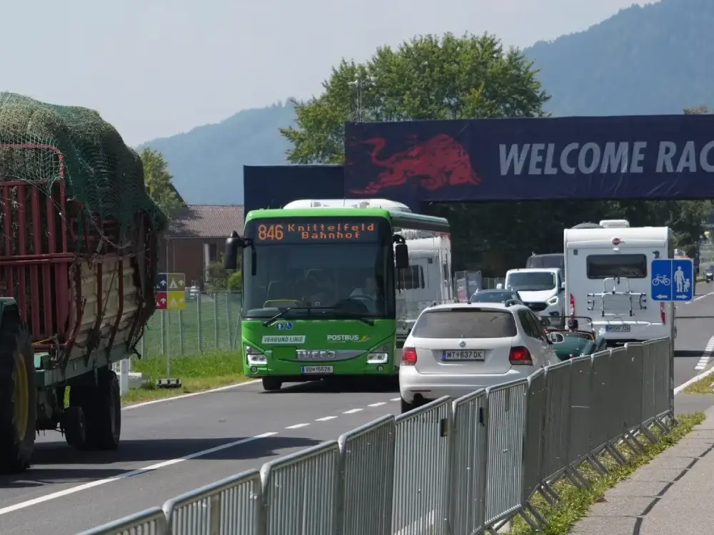 Frequency Festivali ve MotoGP, Avusturya yollarında yoğun trafiğe neden oldu