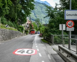 Gmunden’deki 40 km/h Hız Sınırı Mahkemeden Döndü