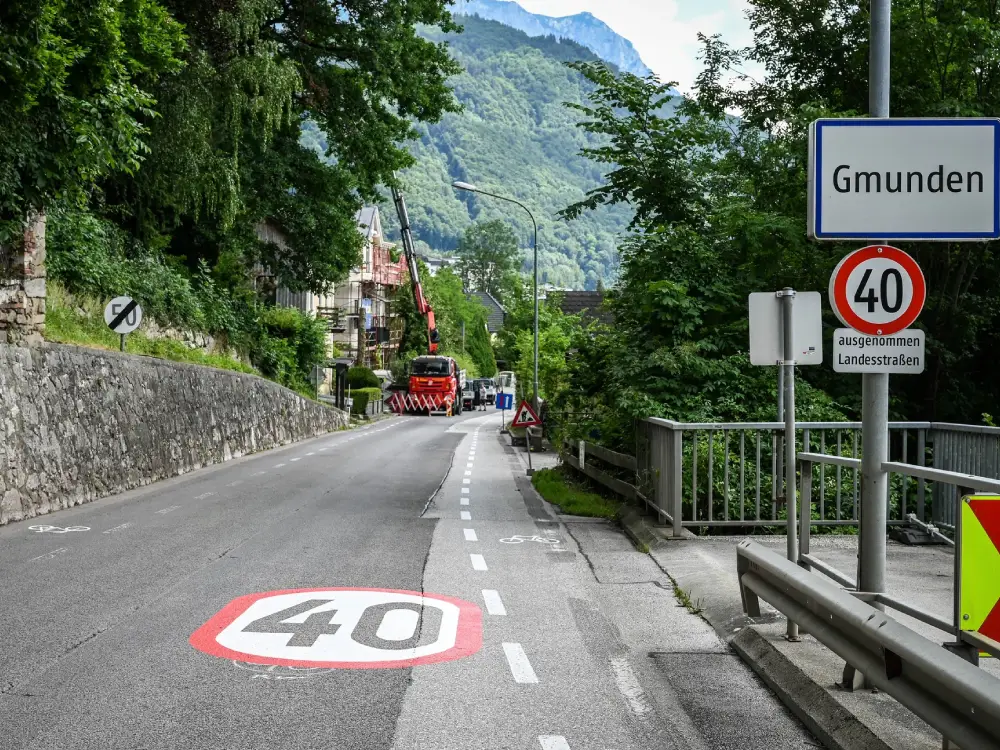 Gmunden’deki 40 km/h Hız Sınırı Mahkemeden Döndü