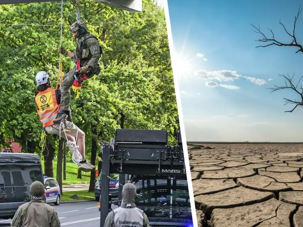 İklim Aktivistleri Linz Trafiğini Durdurdu: A26 Otoyolu Protestosu