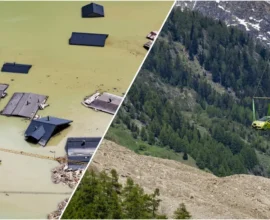 İsviçre’de Gletscher Felaketi Sonrası Yeni Evler Tahliye Edildi