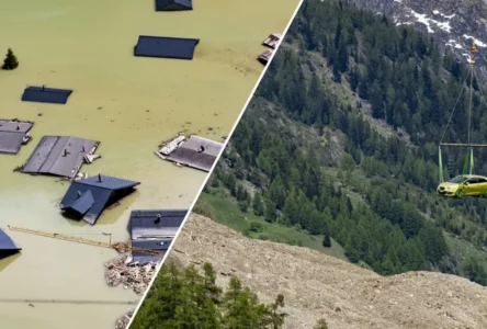 İsviçre’de Gletscher Felaketi Sonrası Yeni Evler Tahliye Edildi