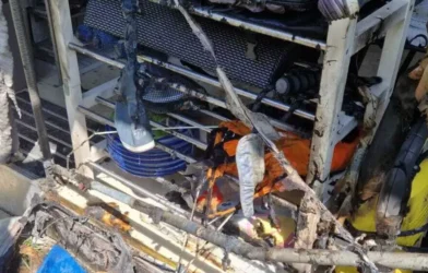 Kamp Yerinde Korku Dolu Anlar: LED Lamba Patladı