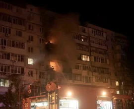 Kiev Gece Boyunca Rus İHA Yağmuruna Tutuldu
