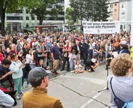 Klagenfurt’ta Tartışmalı Peršmanhof Polis Operasyonuna Karşı Protesto