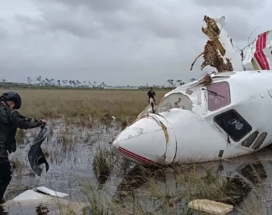 Kokain Yüklü Jet Bataklıkta Parçalandı, Kimse Bulunamadı