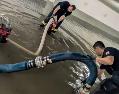 Linz’de Gece Boyu Sel Krizi: İtfaiyeden Yoğun Müdahale