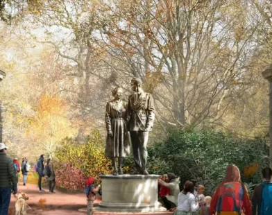 Norman Foster'dan Kraliçe Elizabeth ve Prens Philip'e Romantik Anıt