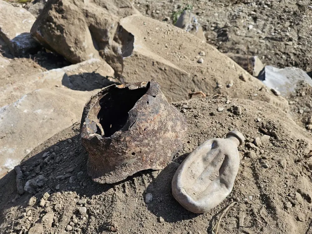 Pielach Nehri Kıyısında Savaş Kalıntıları: Makineli Tüfek Yuvası Bulundu Pielach Nehri Kıyısında Savaş Kalıntıları: Makineli Tüfek Yuvası Bulundu