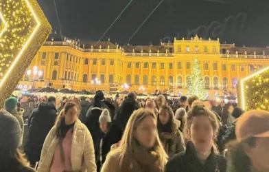Schönbrunn Noel Pazarı Açılışında Yoğunluk: U-Bahn ve Otoparklar Taştı
