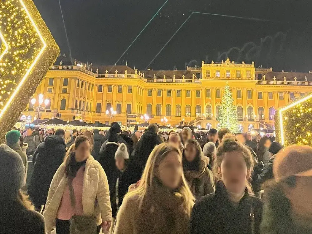Schönbrunn Noel Pazarı Açılışında Yoğunluk: U-Bahn ve Otoparklar Taştı