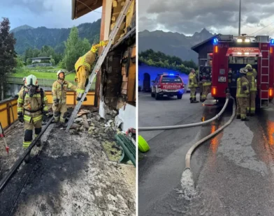 Tirol’de Yangın Paniği: Yükseltilmiş Bahçede Başladı, Eve Sıçradı