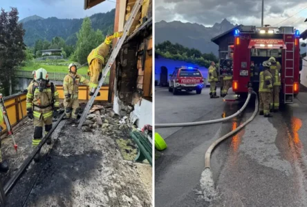 Tirol’de Yangın Paniği: Yükseltilmiş Bahçede Başladı, Eve Sıçradı