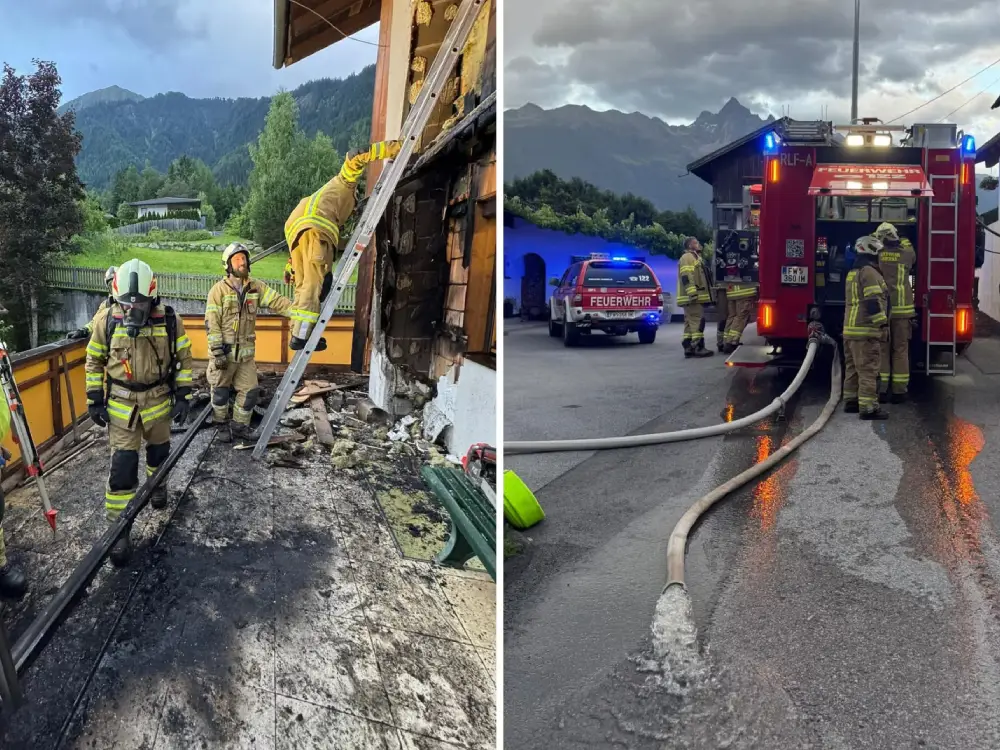 Tirol’de Yangın Paniği: Yükseltilmiş Bahçede Başladı, Eve Sıçradı