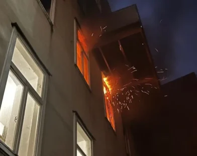 Viyana’da Apartman Yangını: 6 Kişi Merdiven Boşluğunda Mahsur Kaldı