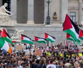 Viyana’da Gazze Protestosunda Gerginlik: Radikaller Gösteriyi Bölmeye Çalıştı