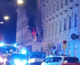 Viyana'da Korkutan Yangın: 8 Çocuk ve 6 Yetişkin Kurtarıldı