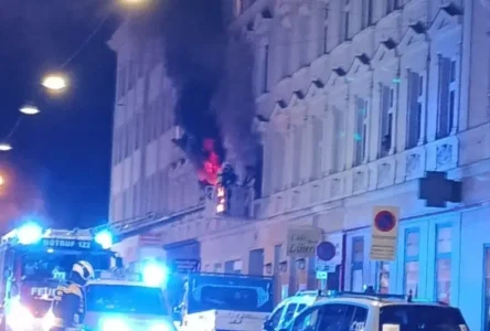 Viyana'da Korkutan Yangın: 8 Çocuk ve 6 Yetişkin Kurtarıldı