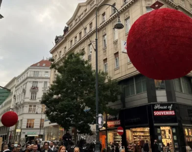 Viyana’da Noel Hazırlıkları Başladı: İlk Işıklar Yanıyor