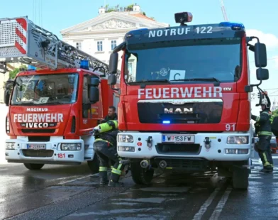 Viyana’da U2 Metro Hattı İnşaat Tünelinde Yangın Paniği