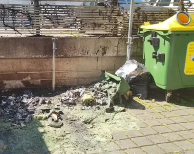 Viyana’nın 3. Bölgesinde Art Arda Çıkan Çöp Konteyneri Yangınları Endişe Yaratıyor