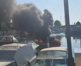 Vorarlberg’de Patlama: Tekne Motoru Alev Aldı, Sürücü Son Anda Kurtuldu