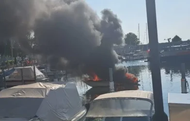 Vorarlberg’de Patlama: Tekne Motoru Alev Aldı, Sürücü Son Anda Kurtuldu