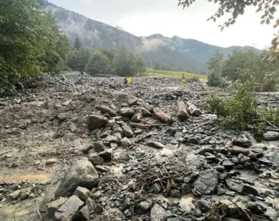 Vorarlberg’de Şiddetli Yağmur Heyelanlara Yol Açtı: Yol Açma Çalışmaları Başladı