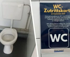 Wiener Neudorf’ta Tuvalet Kullanımı Artık Kartla Olacak