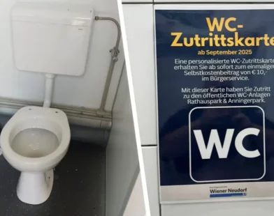 Wiener Neudorf’ta Tuvalet Kullanımı Artık Kartla Olacak